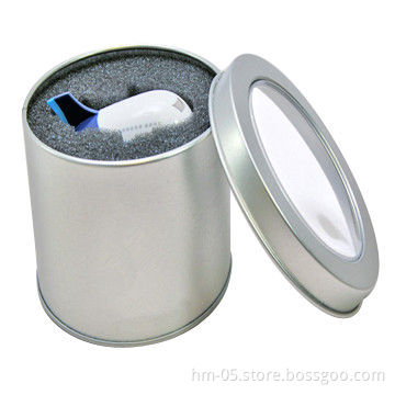 Round Tin Can with 0.23mm Homemade, Grade A Tinplate, OEM Designs Welcomed